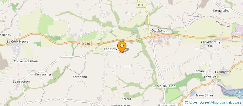 localisation de l'entreprise 418 210 076   PLEUDANIEL