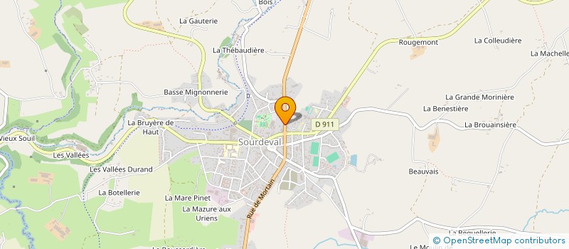 localisation de l'entreprise 418 236 311   SOURDEVAL