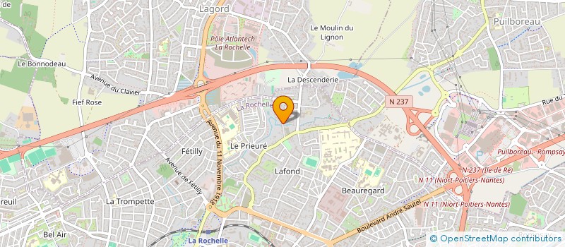 localisation de l'entreprise 418 283 537   LA ROCHELLE