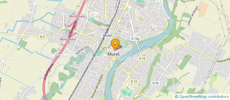 localisation de l'entreprise 418 316 626   MURET