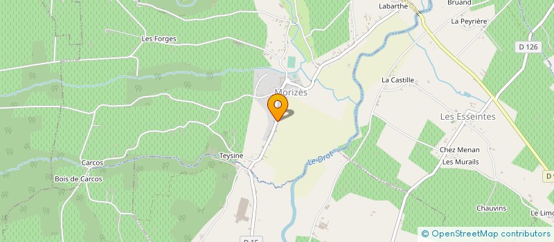 localisation de l'entreprise 418 319 679   SAINT-EXUPERY