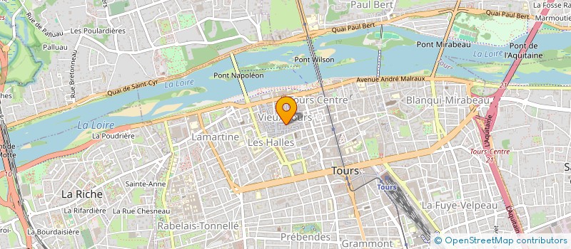 localisation de l'entreprise 418 319 919 à TOURS