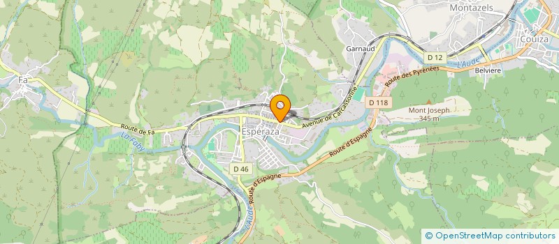 localisation de l'entreprise 418 373 536 à ESPERAZA
