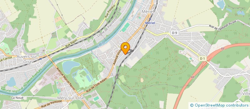 localisation de l'entreprise 418 410 510   VESLY