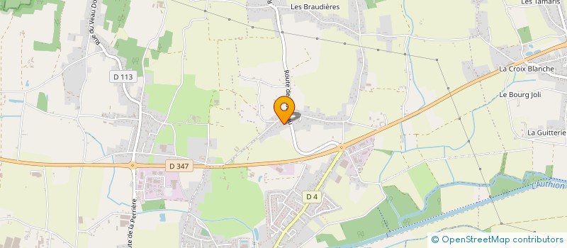 localisation de l'entreprise 418 433 769   LOIRE-AUTHION