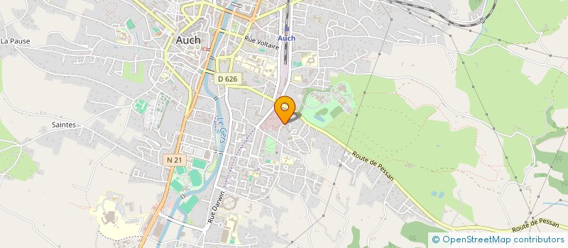localisation de l'entreprise 418 474 490 à AUCH