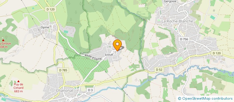 localisation de l'entreprise 418 509 295   CHANONAT