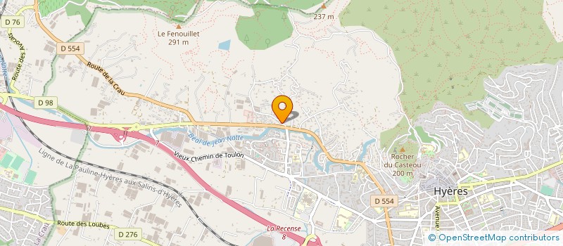 localisation de l'entreprise 418 513 487   HYERES