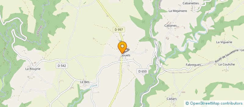 localisation de l'entreprise 418 607 404   SAUVETERRE-DE-ROUERGUE