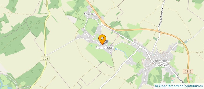 localisation de l'entreprise 418 667 317   FREMECOURT