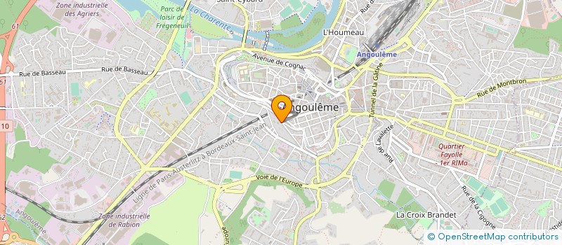 localisation de l'entreprise 418 820 627 à ANGOULEME