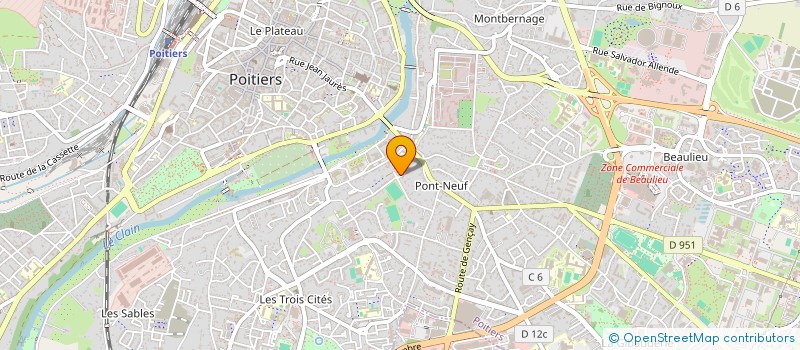 localisation de l'entreprise 418 880 696  à CAVALAIRE-SUR-MER