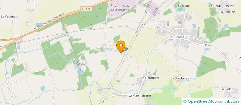 localisation de l'entreprise 418 952 230   LANGON