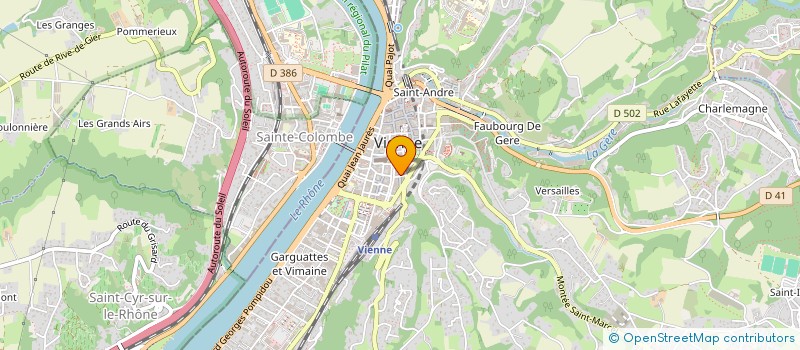 localisation de l'entreprise 418 LABS à VIENNE