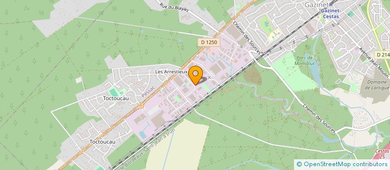 localisation de l'entreprise 419 083 597   CESTAS