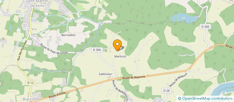 localisation de l'entreprise 419 117 866   SAINTE-MARIE-DE-GOSSE