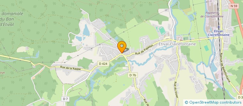 localisation de l'entreprise 419 170 832   SAINT-JEAN-D'ORMONT