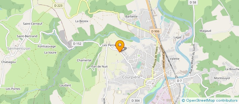 localisation de l'entreprise 419 219 431  à COURPIERE