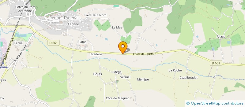 localisation de l'entreprise 419 234 273 à PENNE-D'AGENAIS