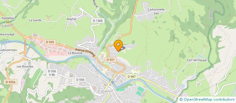 localisation de l'entreprise 419 284 948   ESPALION