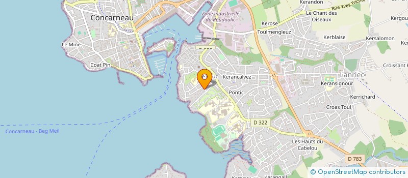 localisation de l'entreprise 419 311 212   NEVEZ