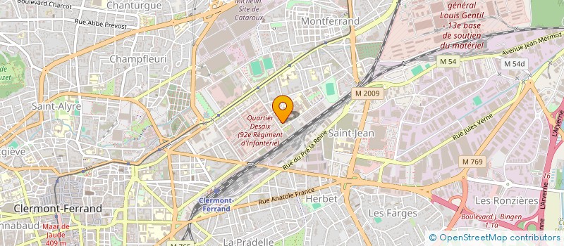 localisation de l'entreprise 419 326 509   CLERMONT-FERRAND