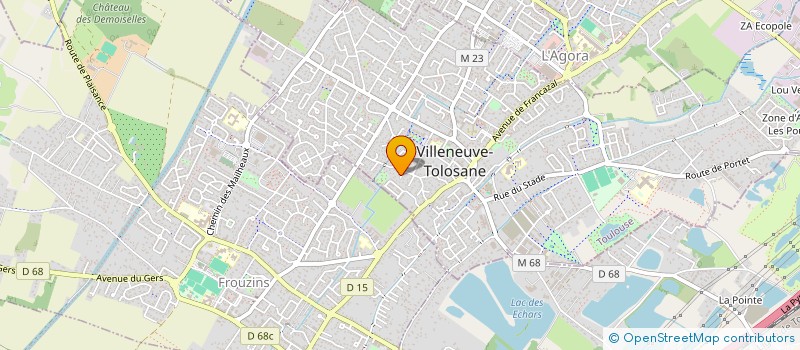 localisation de l'entreprise 419 393 939  à VILLENEUVE-TOLOSANE