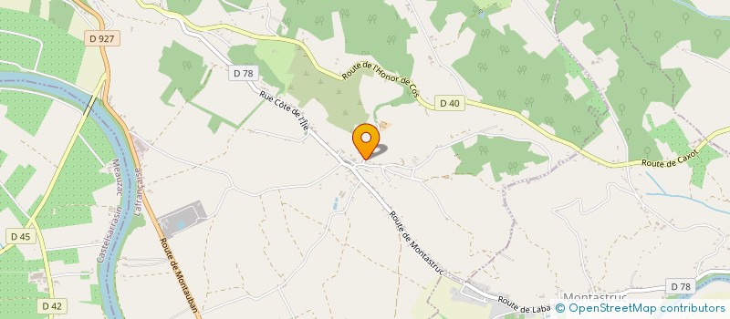 localisation de l'entreprise 419 406 871   CRESSENSAC-SARRAZAC