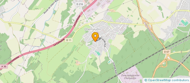 localisation de l'entreprise 419 539 853   CHEMAUDIN ET VAUX