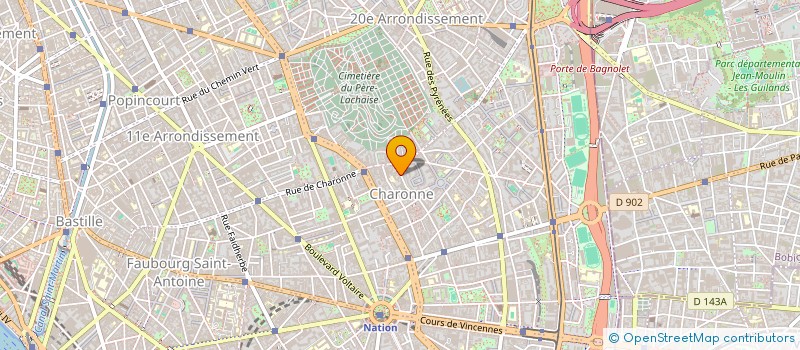 localisation de l'entreprise 419 552 625   PARIS