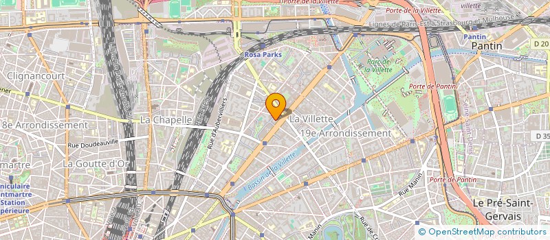 localisation de l'entreprise 419 621 537   PARIS