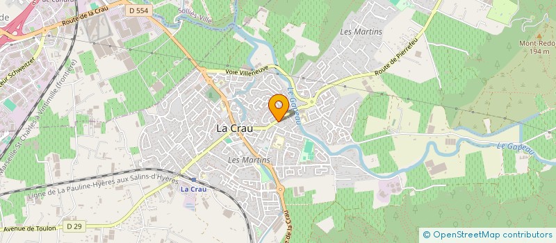 localisation de l'entreprise 419 624 796  à HYERES