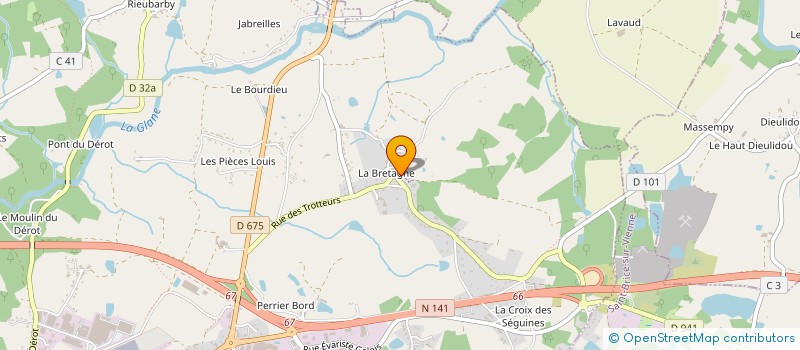 localisation de l'entreprise 419 772 009 à SAINT-JUNIEN