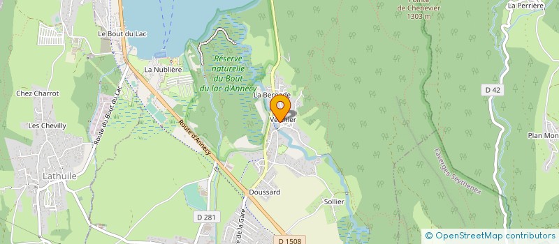 localisation de l'entreprise 419 781 307   DOUSSARD