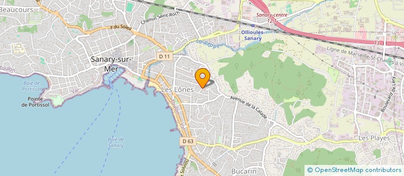 localisation de l'entreprise 419 957 428 à SIX-FOURS-LES-PLAGES