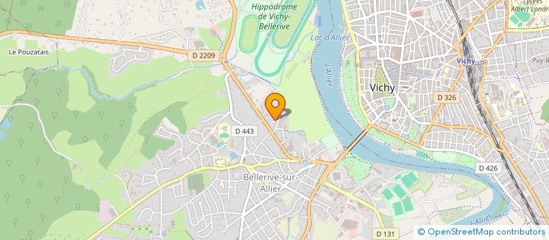 localisation de l'entreprise 42 à BELLERIVE-SUR-ALLIER