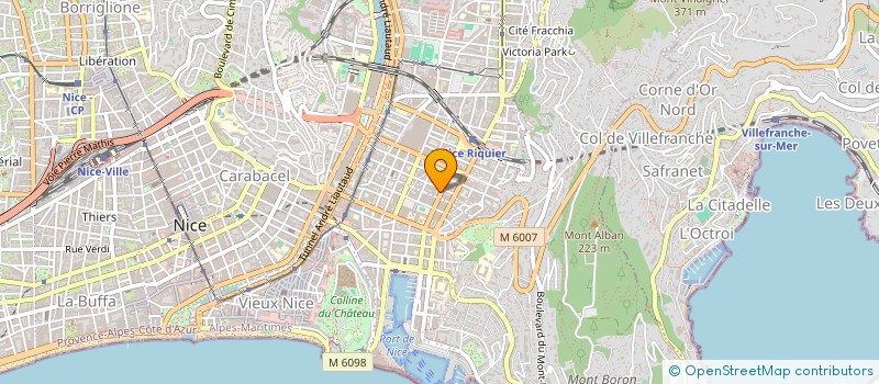 localisation de l'entreprise 42 à NICE