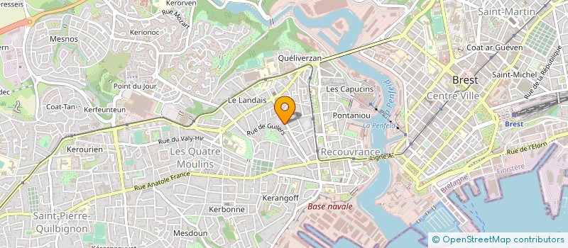 localisation de l'entreprise 42 BD MOUCHOTTE à BREST