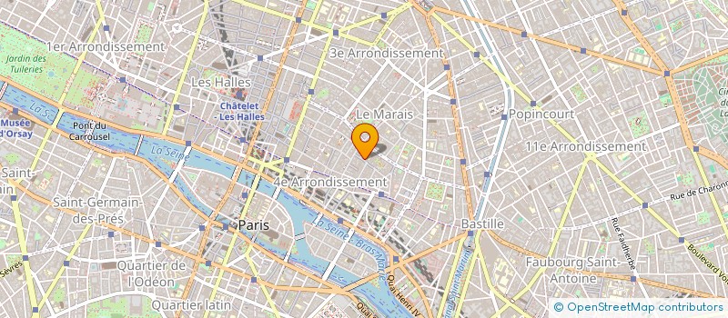 localisation de l'entreprise 42 RUE DES ROSIERS 75004 PARIS  PARIS