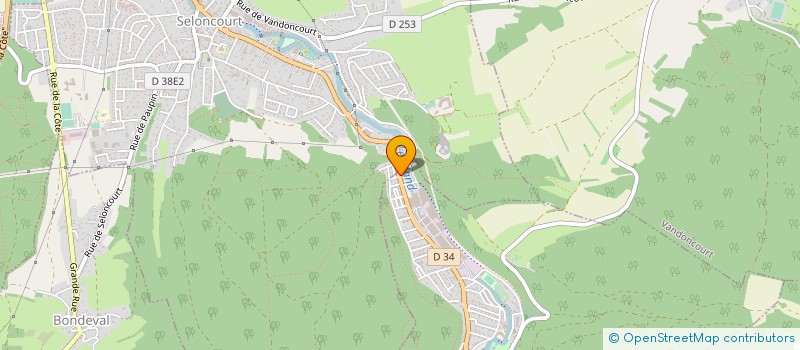 localisation de l'entreprise 42 RUE DU COMMANDANT ROLLAND  HERIMONCOURT