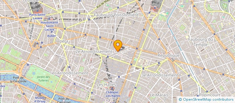 localisation de l'entreprise 42 SEBASTOPOL  PARIS