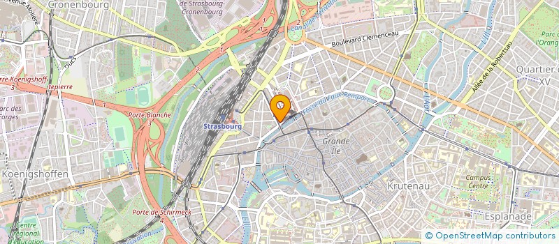 localisation de l'entreprise 420 097 693 à STRASBOURG