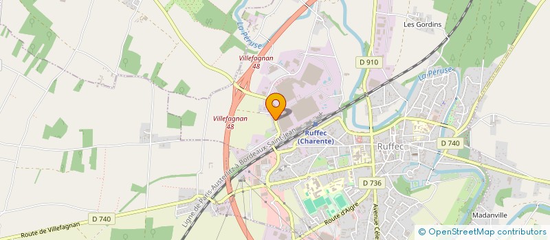 localisation de l'entreprise 420 107 120   RUFFEC