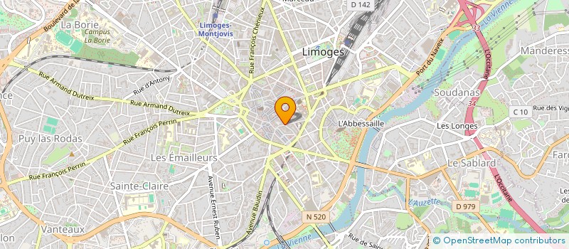 localisation de l'entreprise 420 146 854   LIMOGES