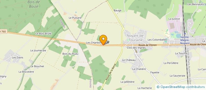 localisation de l'entreprise 420 160 947   NOYANT DE TOURAINE