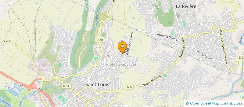 localisation de l'entreprise 420 327 900 à SAINT-LOUIS