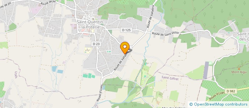 localisation de l'entreprise 420 368 896   SAINT-QUENTIN-LA-POTERIE