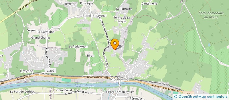 localisation de l'entreprise 420 392 243  à MOULEYDIER