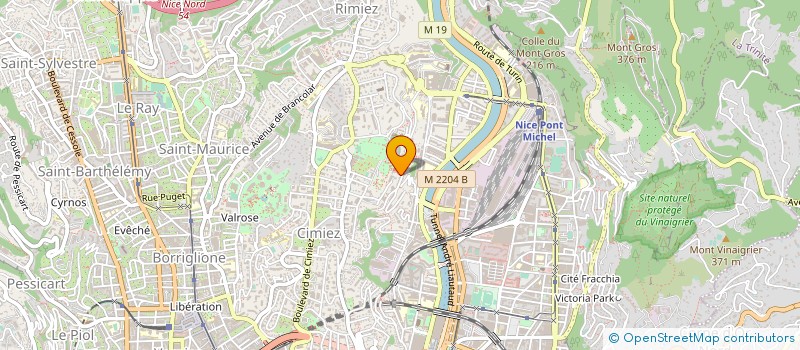 localisation de l'entreprise 420 475 626 à NICE