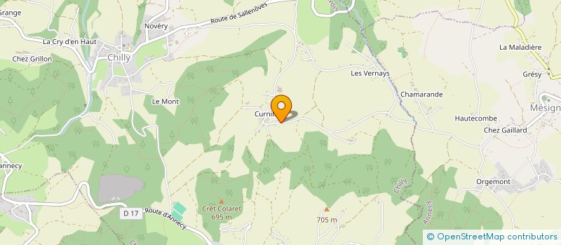 localisation de l'entreprise 420 502 262   CHILLY